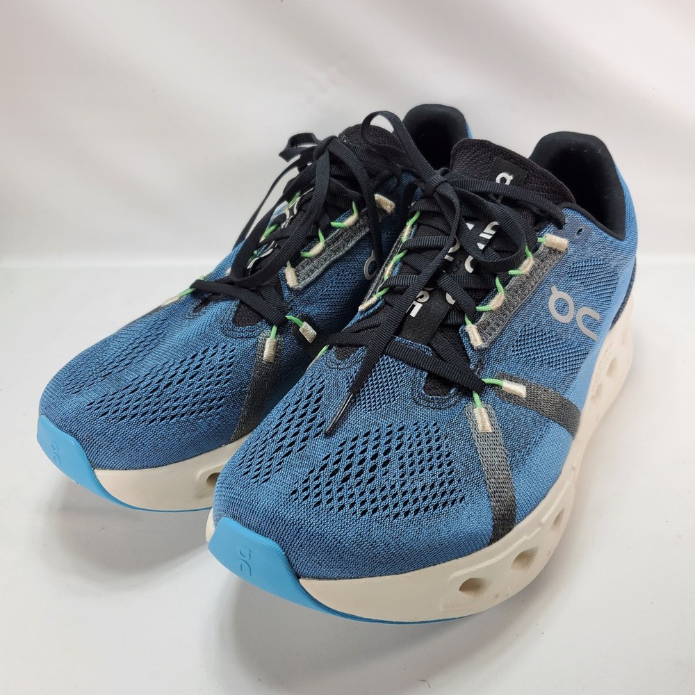 On Running Cloudeclipse Men 10.5 Blue Fade Sand Max Cushion Running Shoes